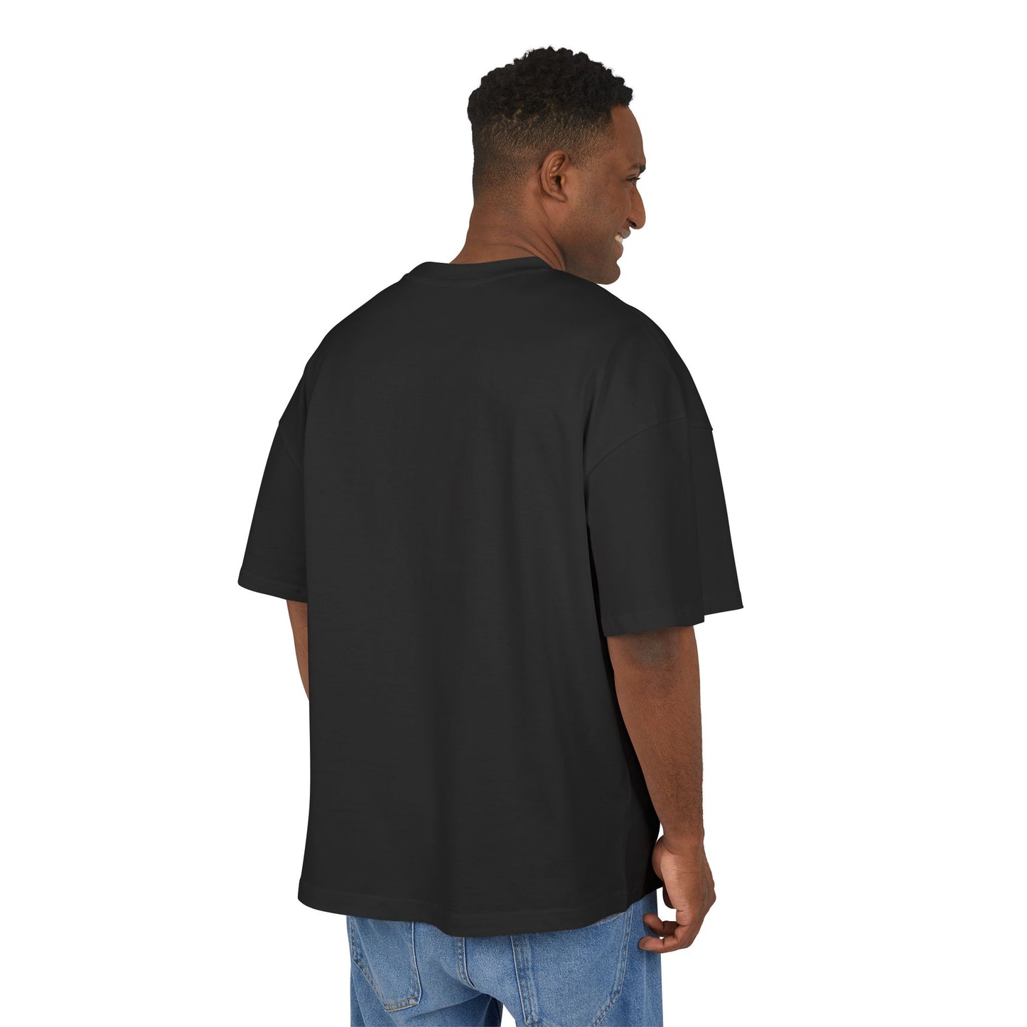 Unique Graphic Tee — Bold Color Paintstroke Logo T-Shirt